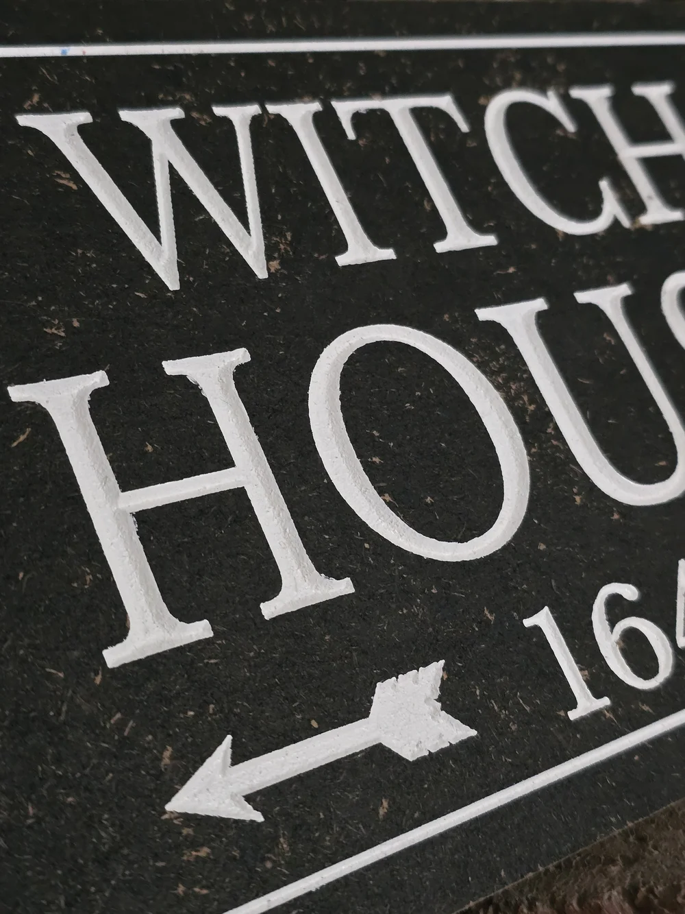 Witch House 1692 Salem Mass Sign Handmade